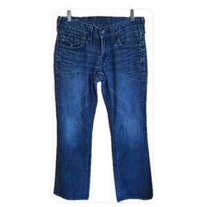 True Religion Billy Y2K Straight Leg Flap Pockets Made in USA Denim Jeans 30